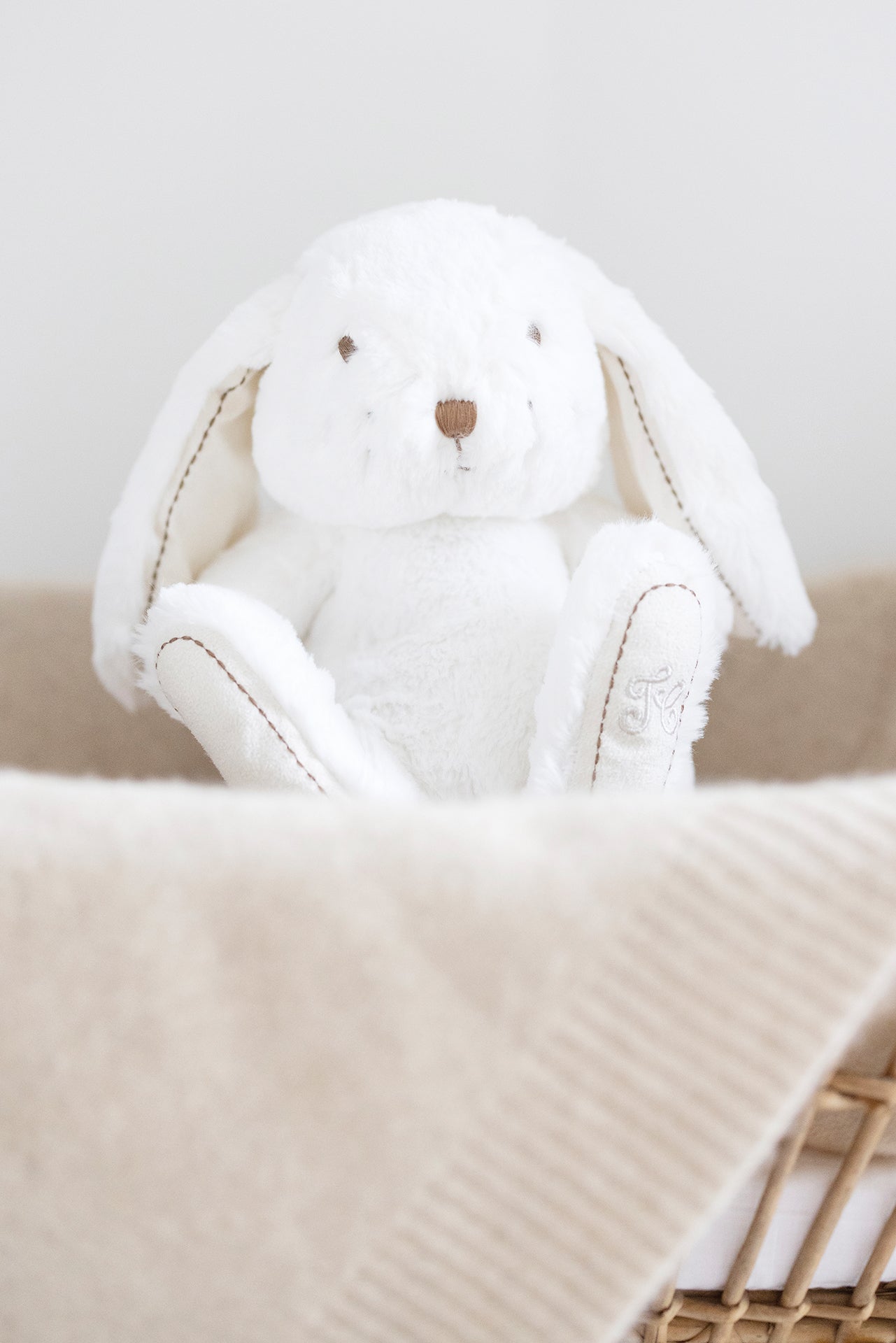 Augustin le lapin 25cm écru