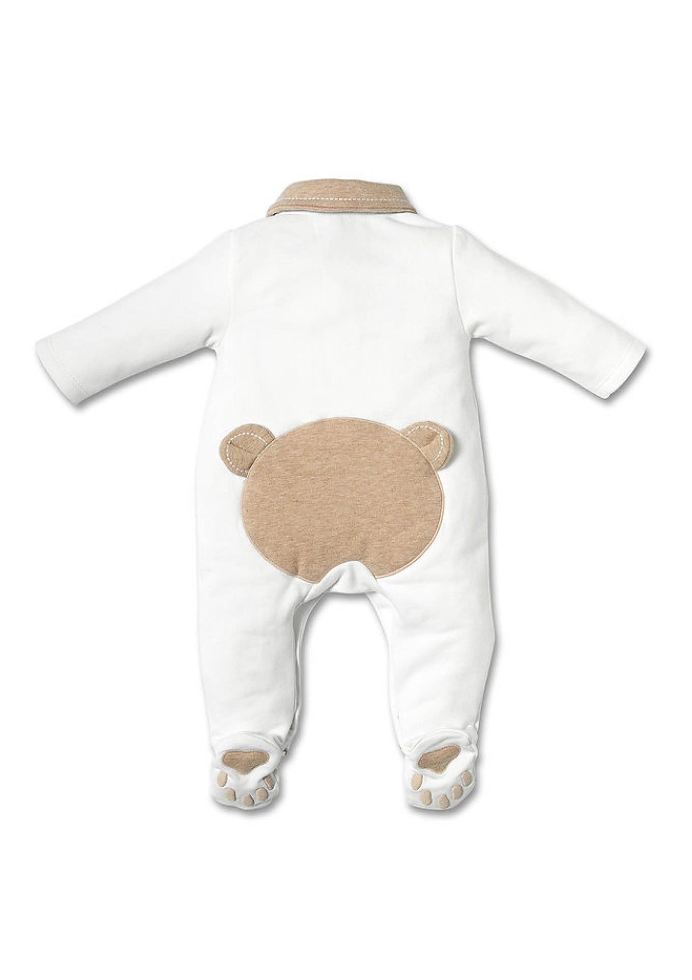 Pyjama teddybeer beige