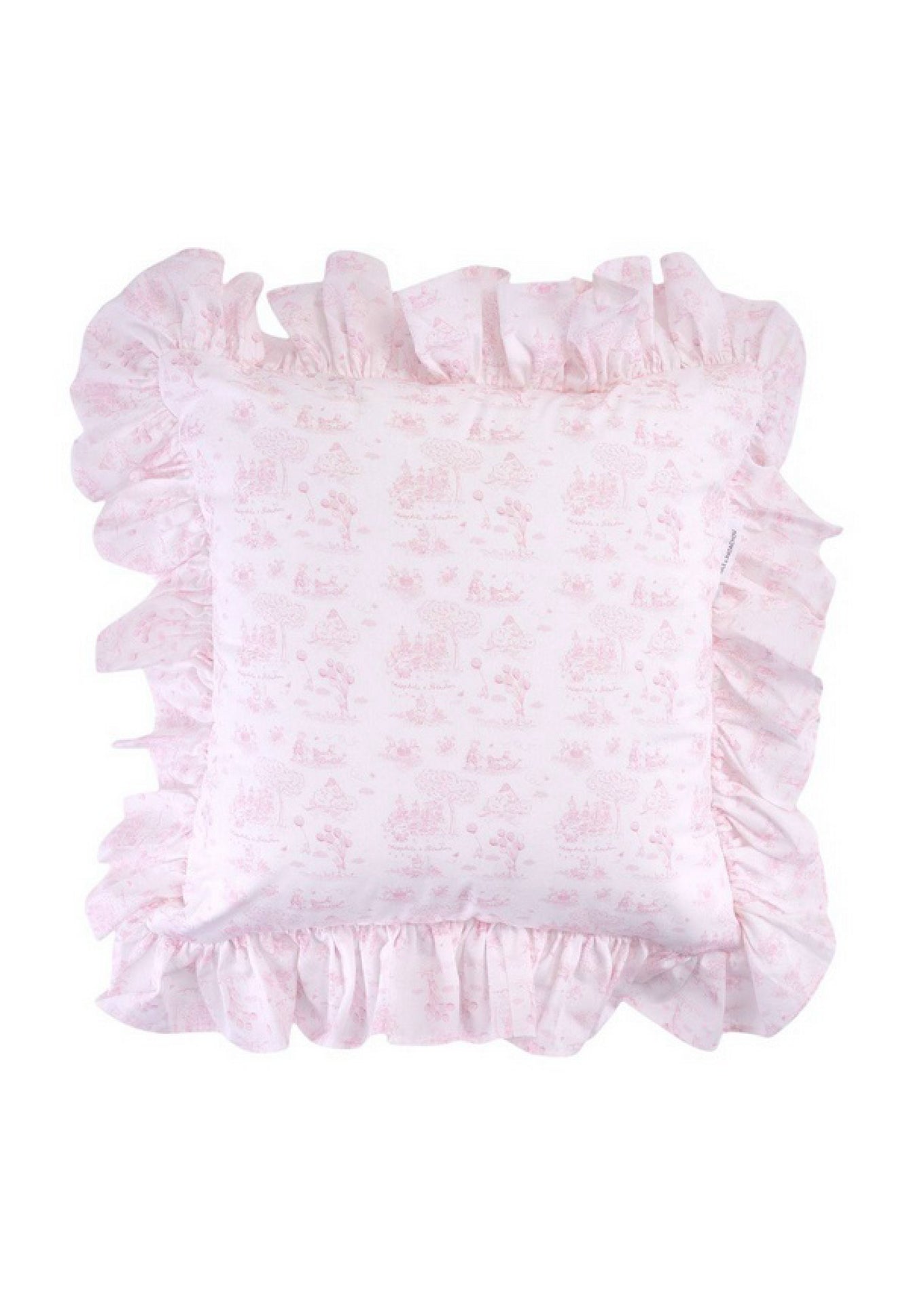 Kussen volant Pink garden party