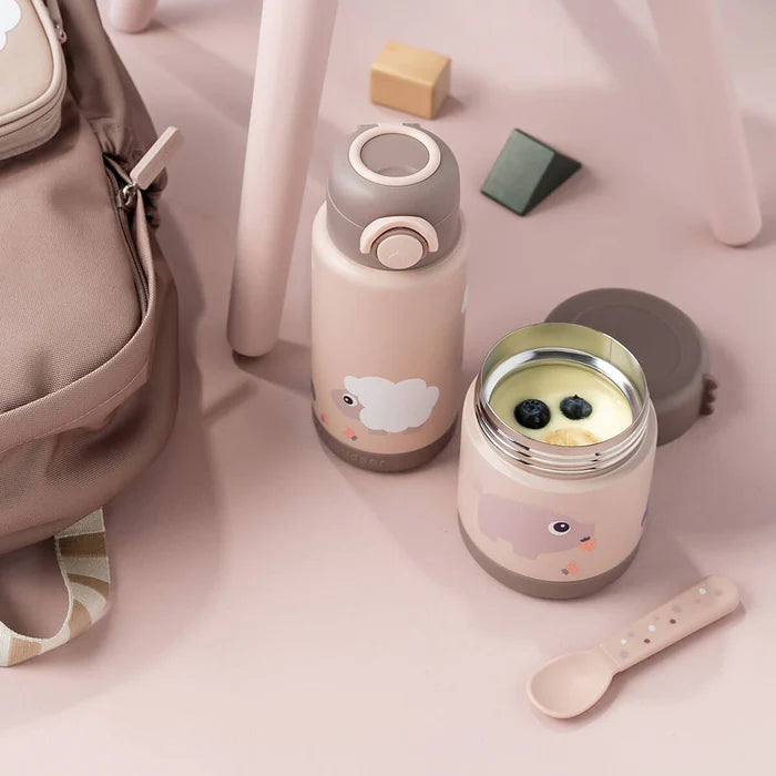 Insulated bottle 340 ml Tiny farm Powder