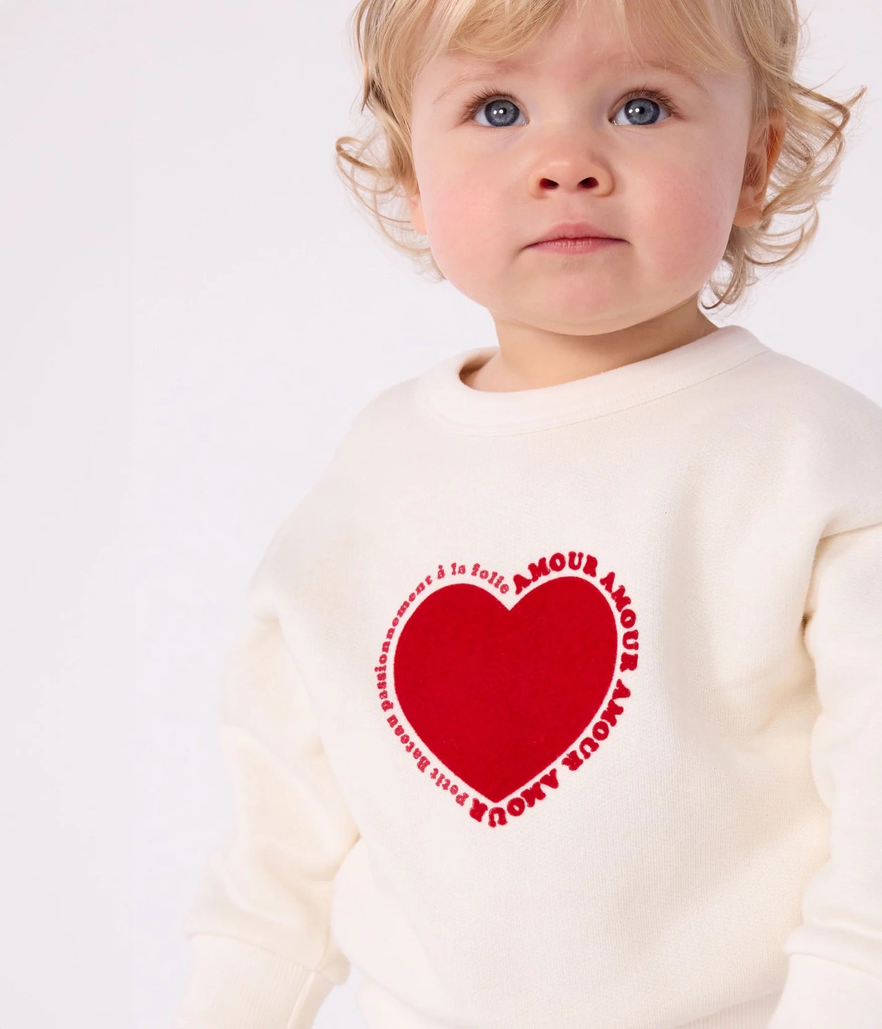 Babysweater met hart