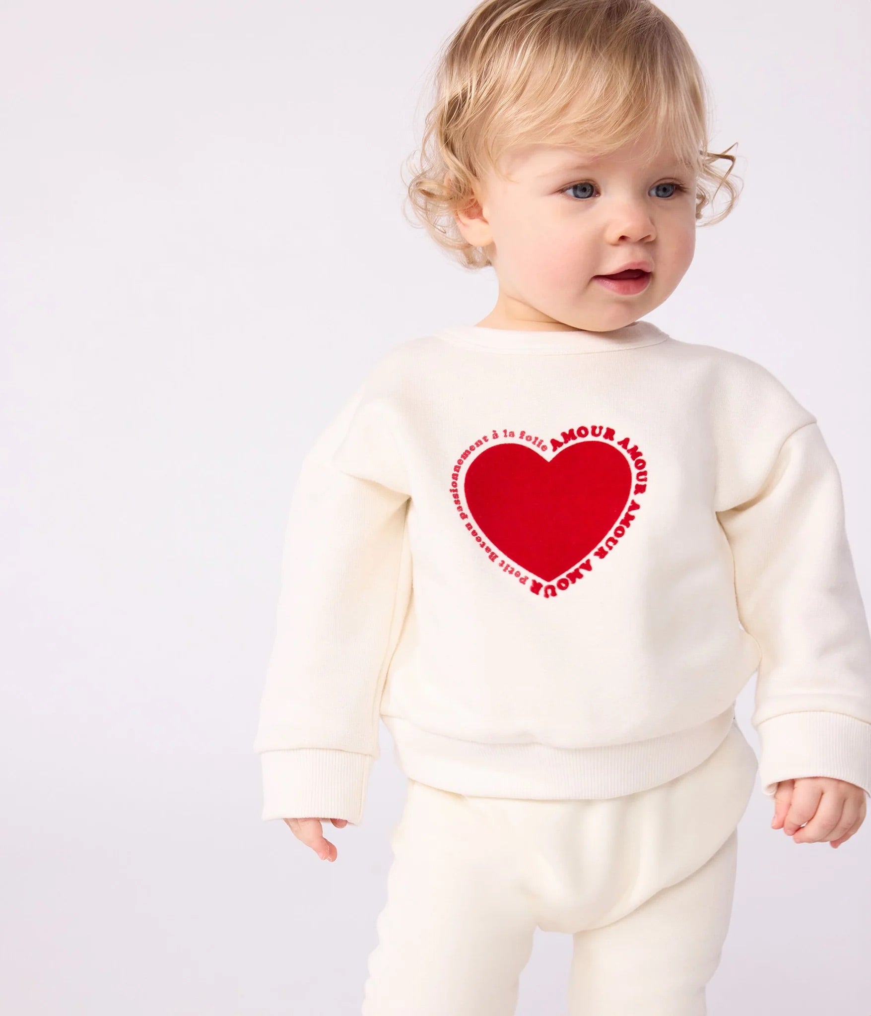 Babysweater met hart
