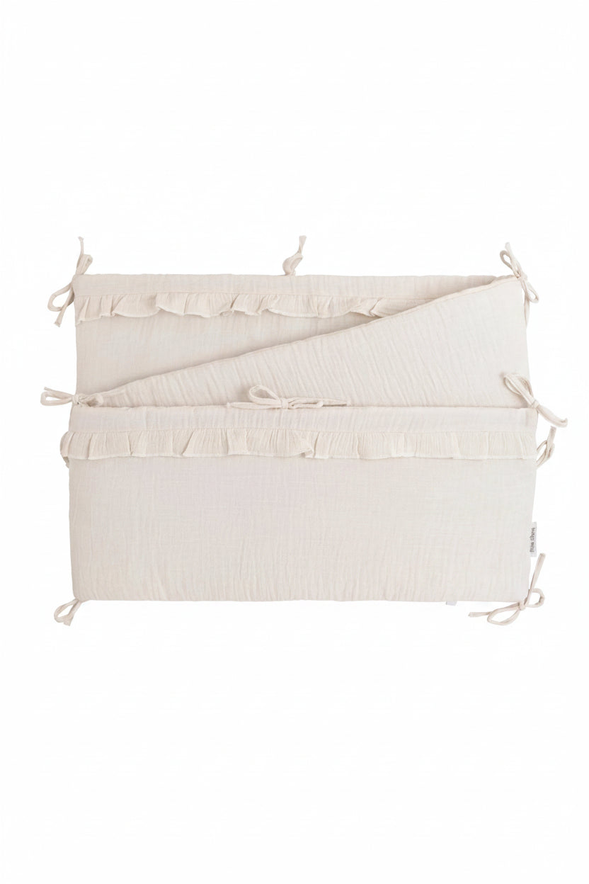 Bed/boxbumper Calm warm linen