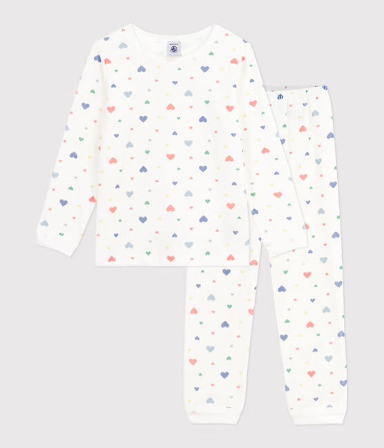 Pyjama in fluwele bouclé