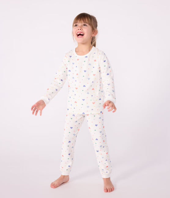 Pyjama in fluwele bouclé