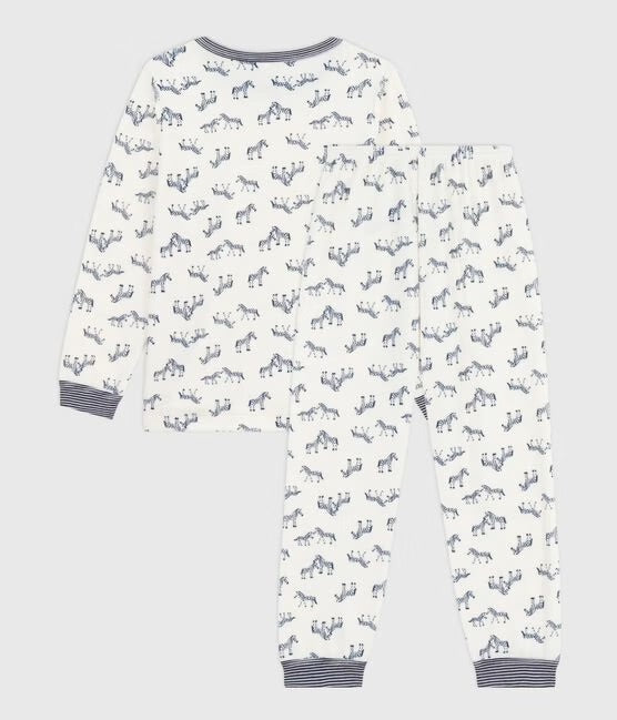 Fluwele pyjama met zebraprint