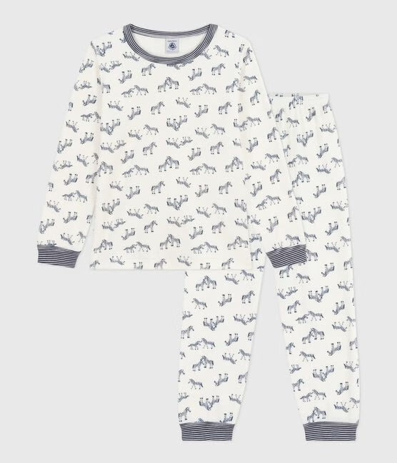 Fluwele pyjama met zebraprint