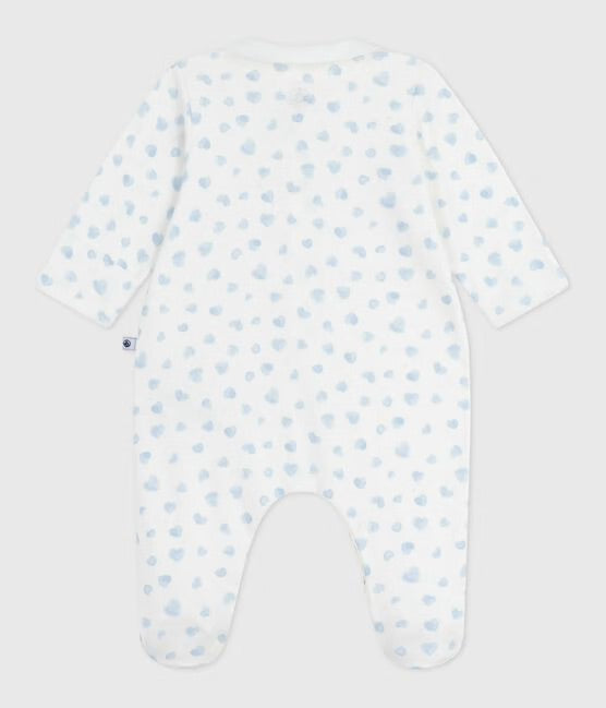 Babypyjama met hartjesprint