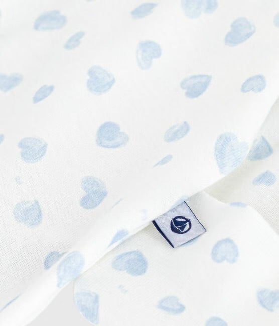 Babypyjama met hartjesprint