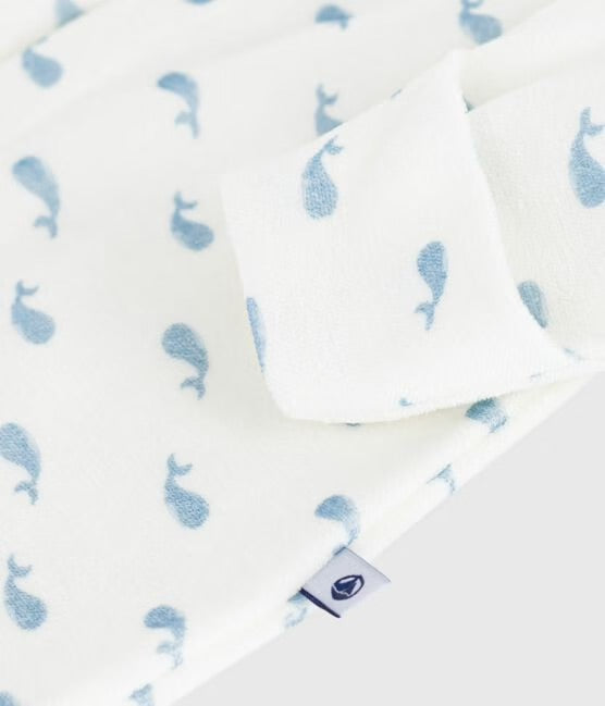 Babypyjama met walvisprint