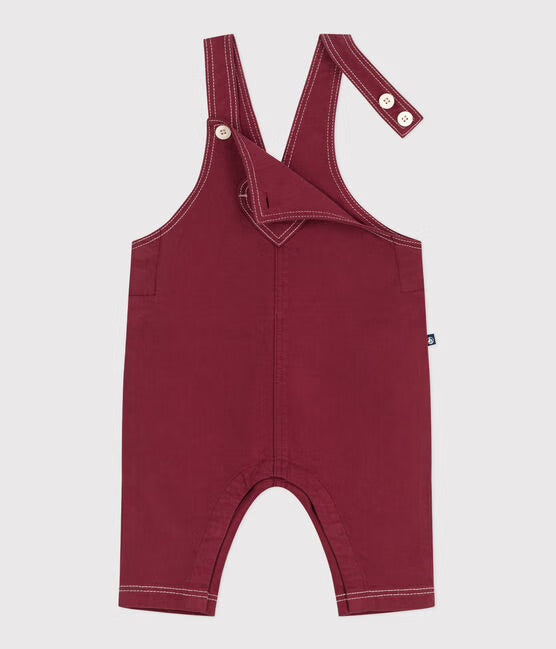 Babysalopette in gekleurde denim