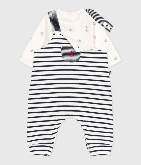 Babysetje met Salopette en Body