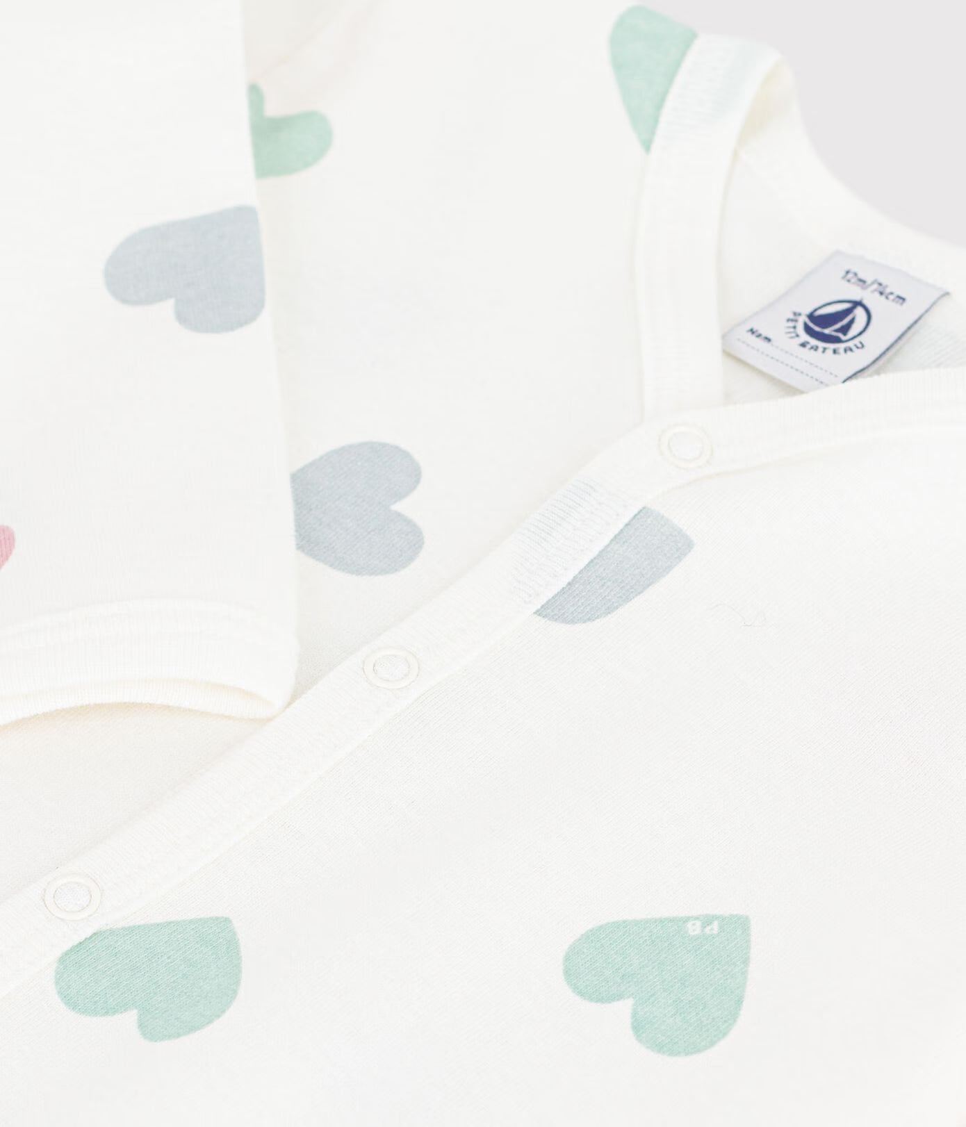 Set van katoenen body's met lange mouwen en print