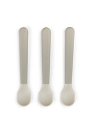 Foodie easy-grip Baby Spoon 3-pack Sand