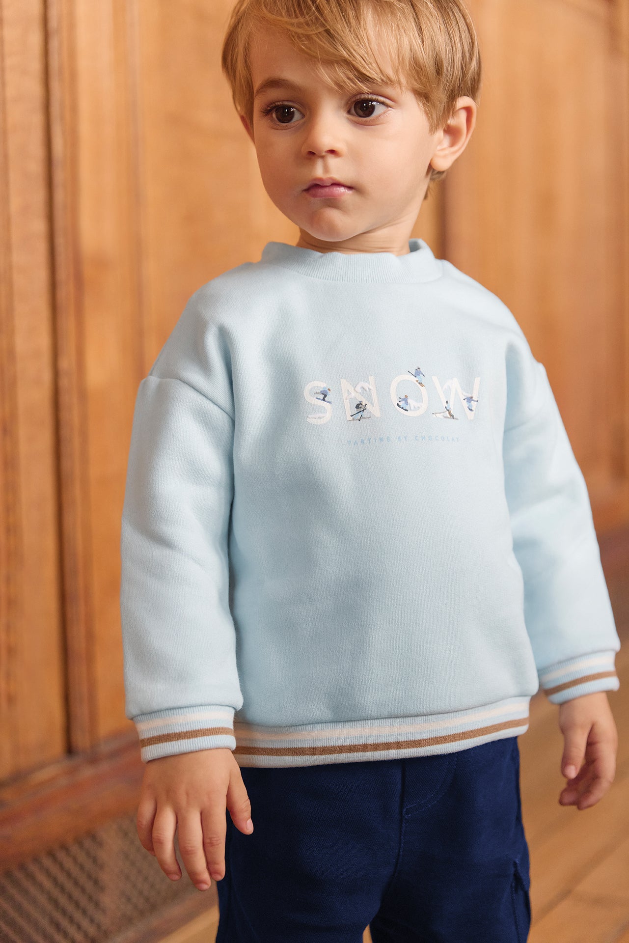 Bleu glacier snow Sweater