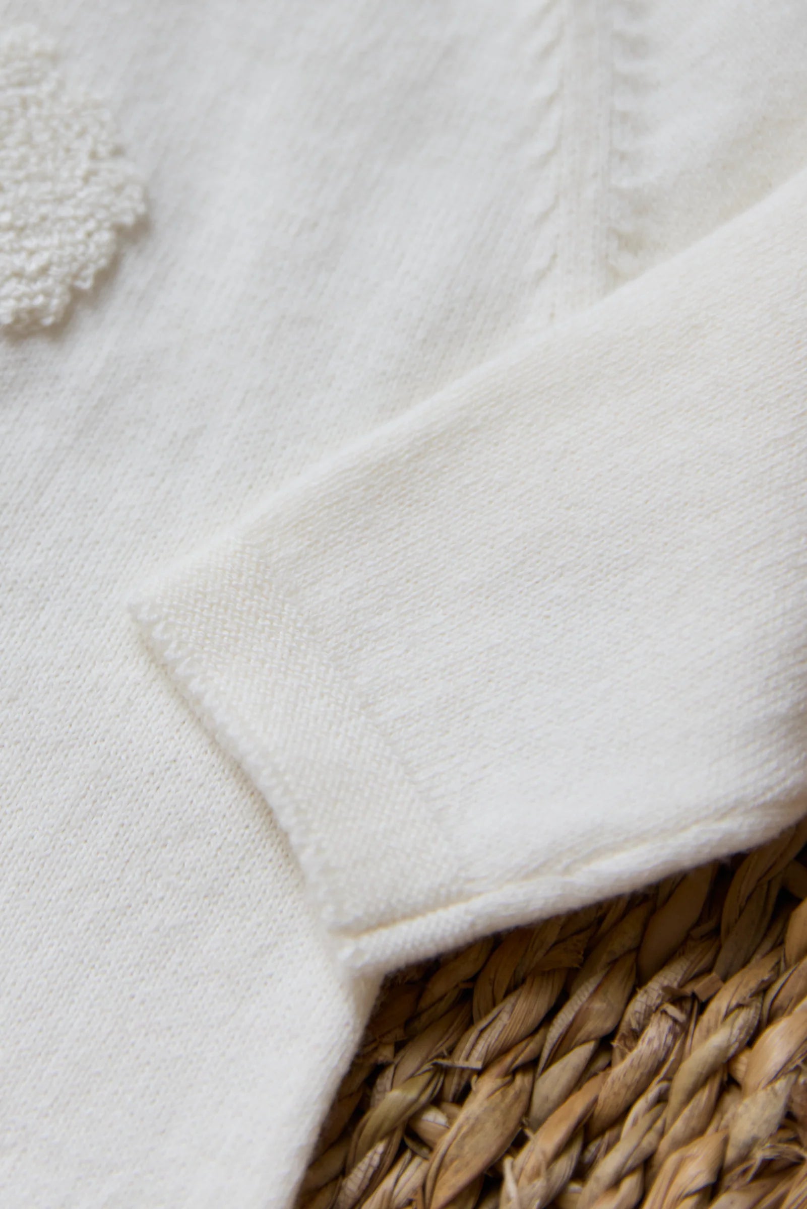 Babypakje Ecru broderie mouton