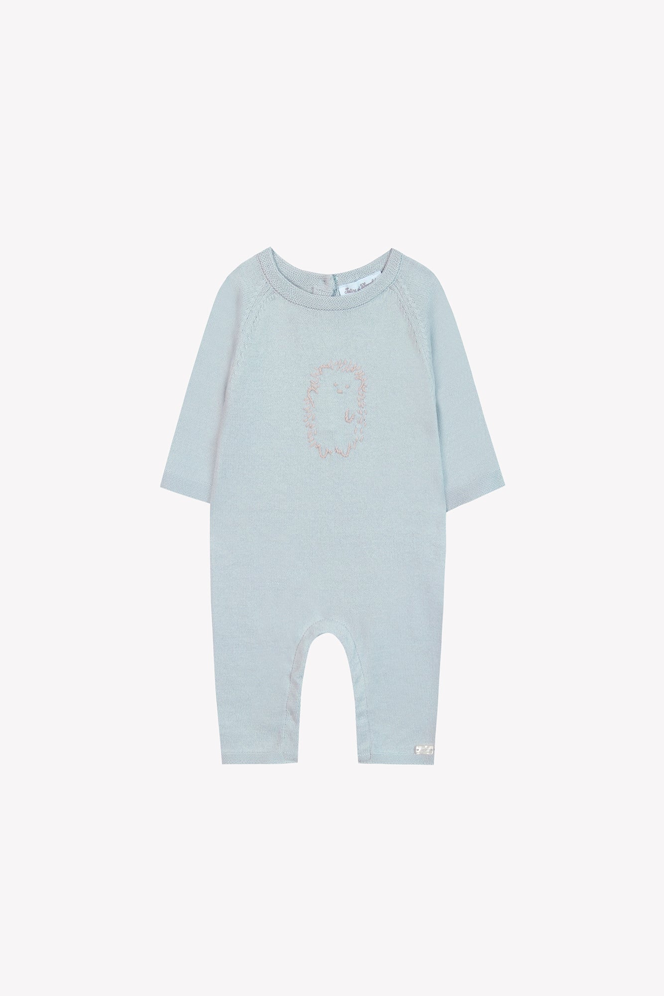Babypakje Bleu céleste broderie hérisson