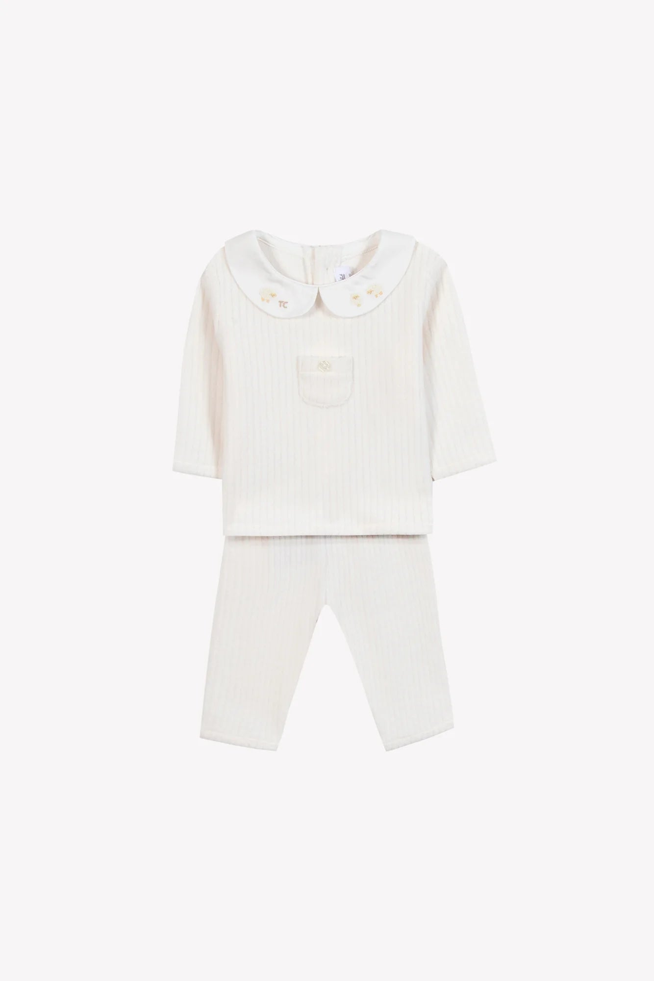 Babypakje Ecru velours