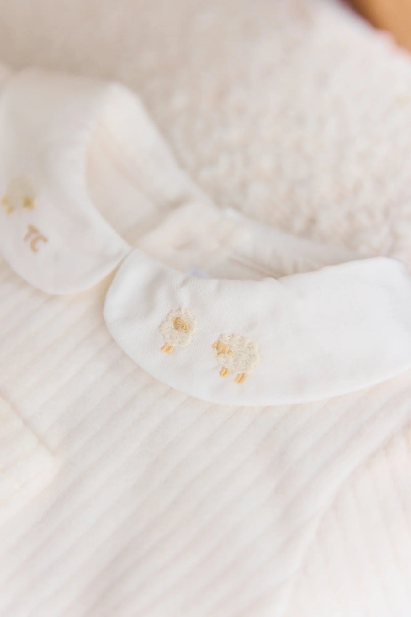 Babypakje Ecru velours