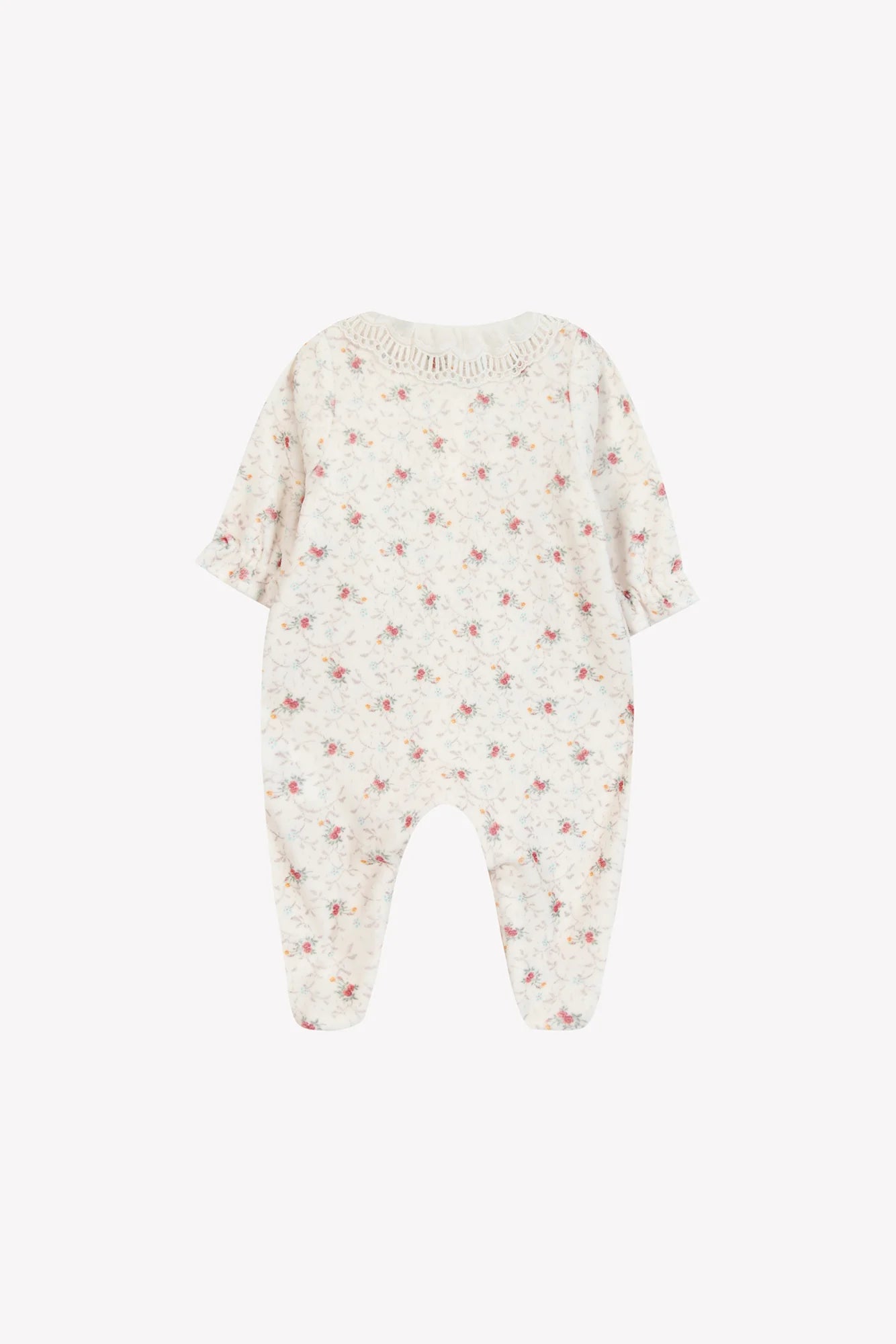 Pyjama Ecru fleurs