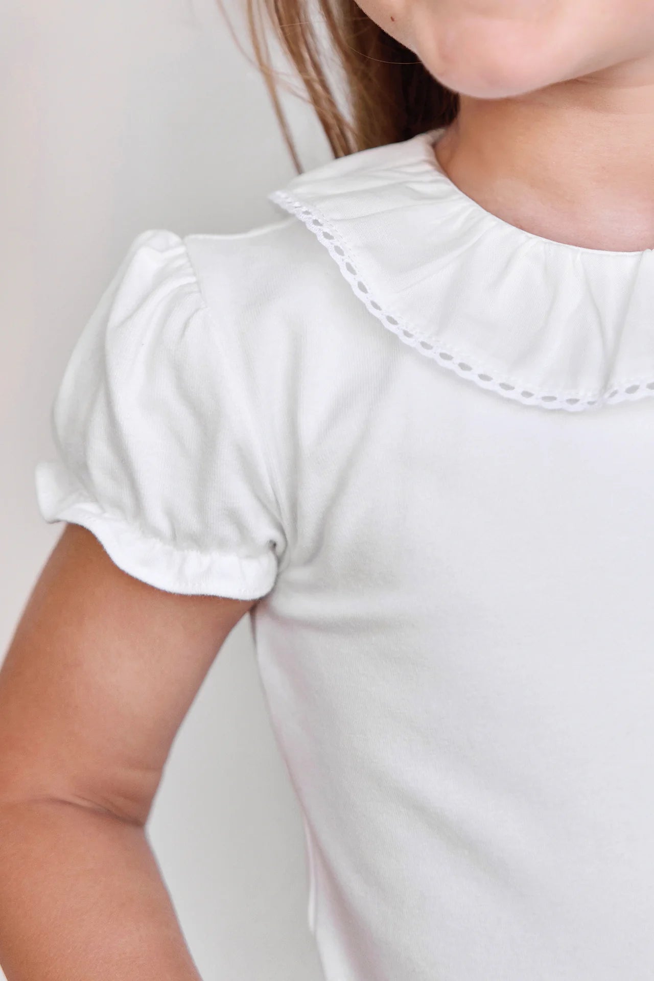 Body Blanc met met fijne croquetgalons