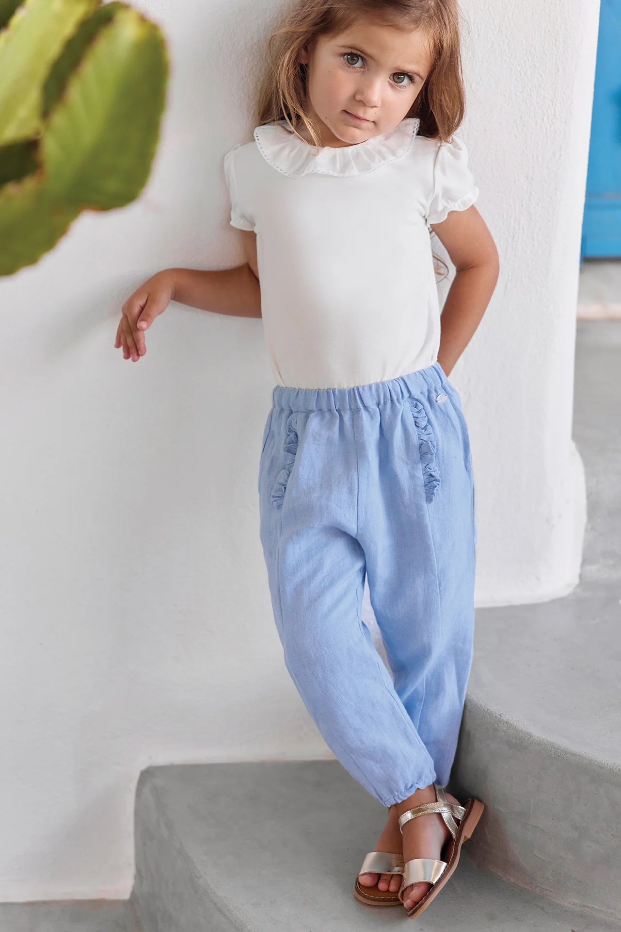 Body Blanc met met fijne croquetgalons