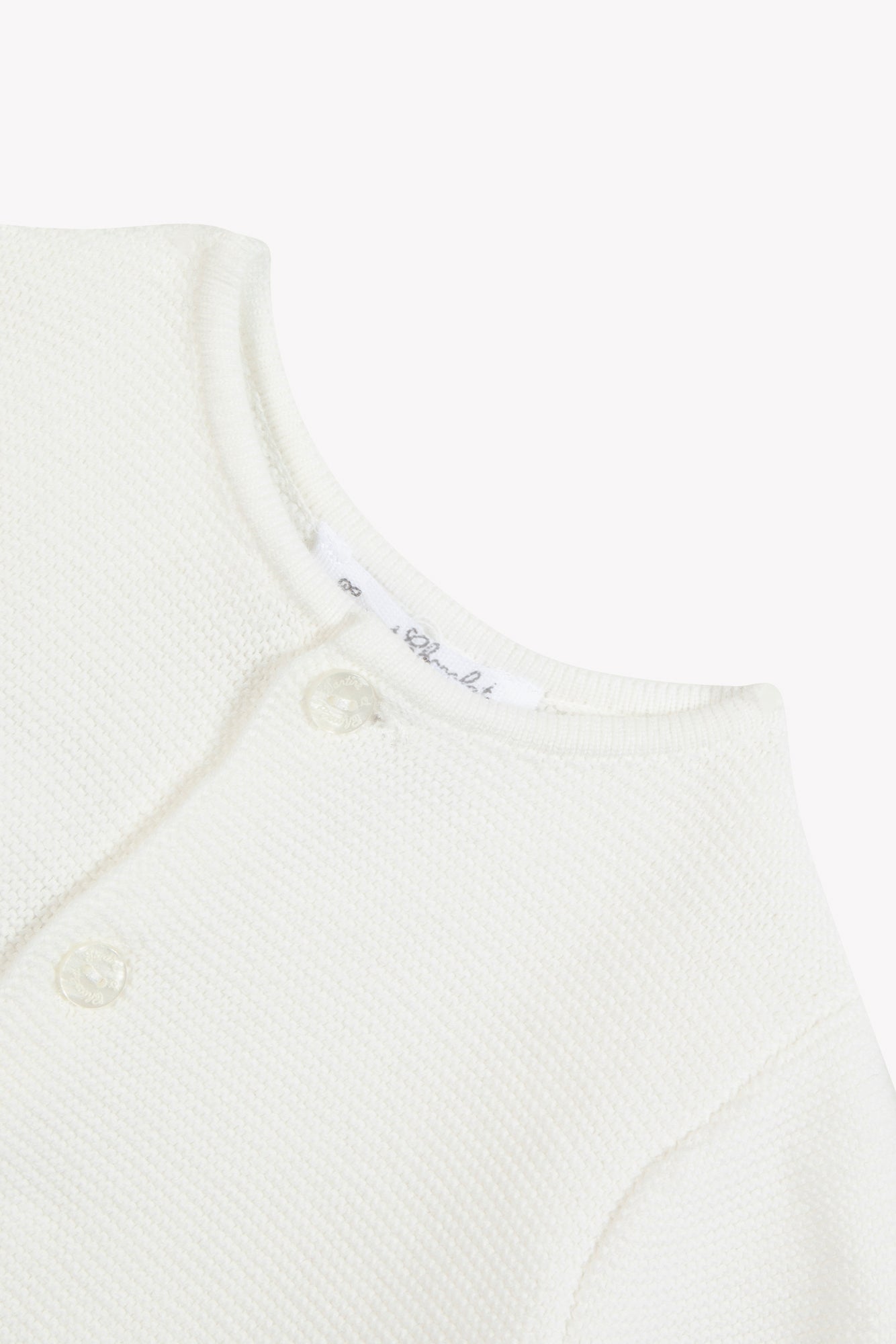 Cardigan Ecru coton liseré