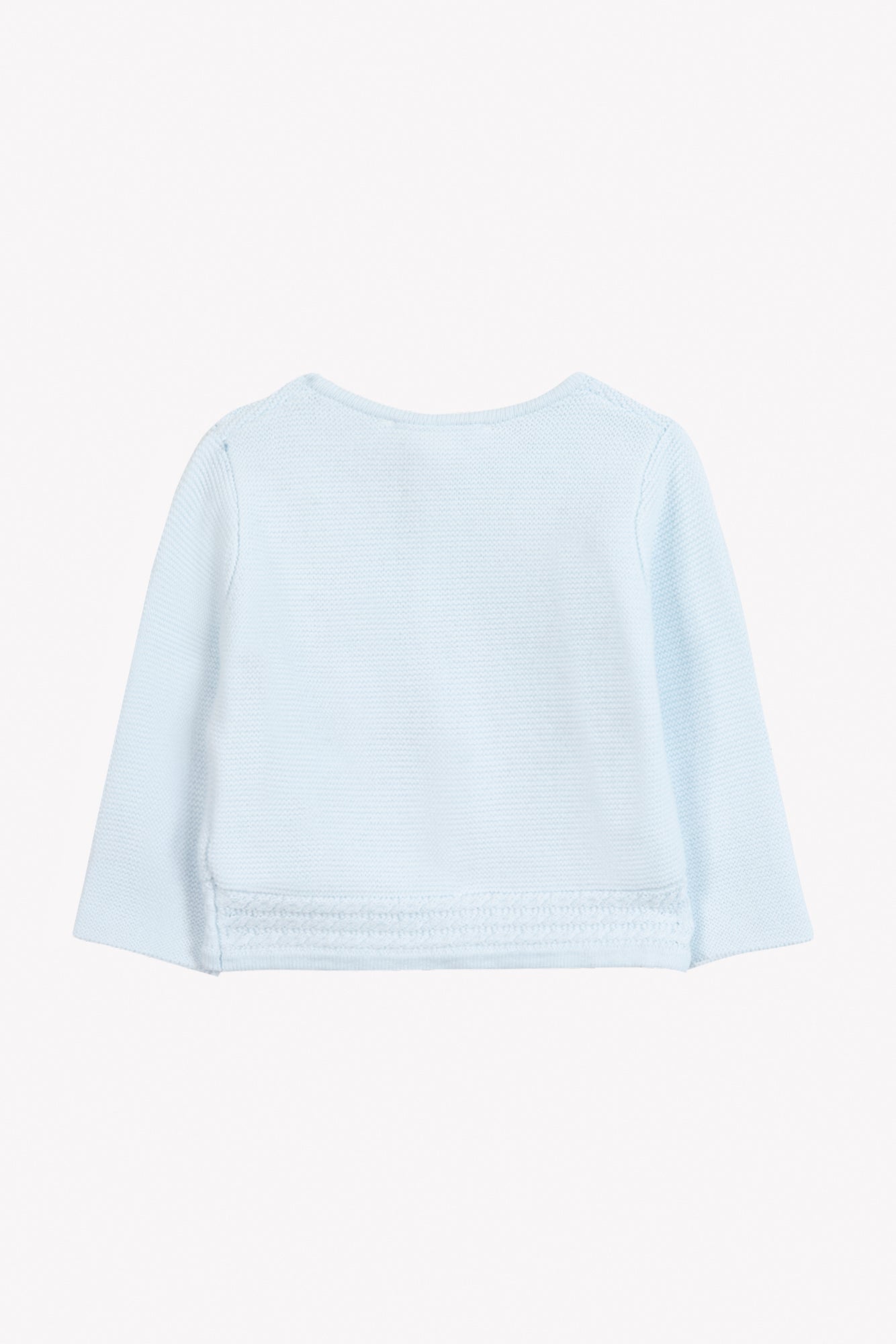 Cardigan Ciel coton liseré