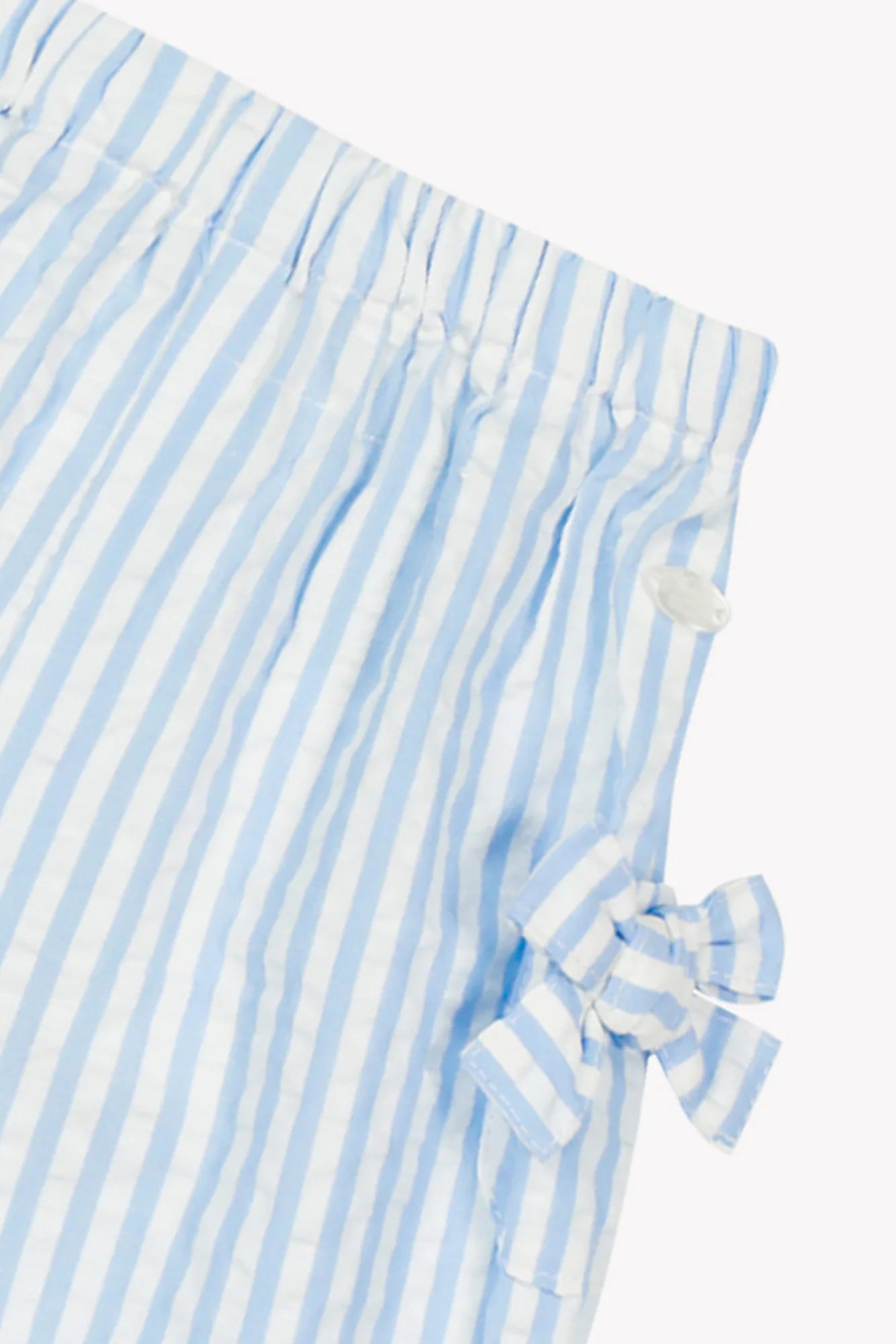 Broek Bleu nuage coton rayures