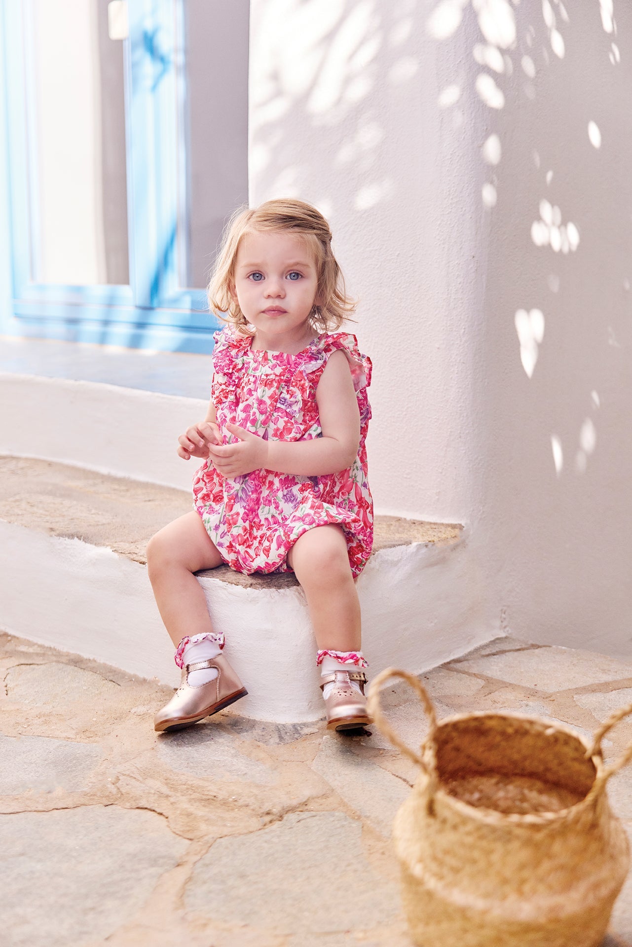 Playsuit Rose imprimé tissu liberty