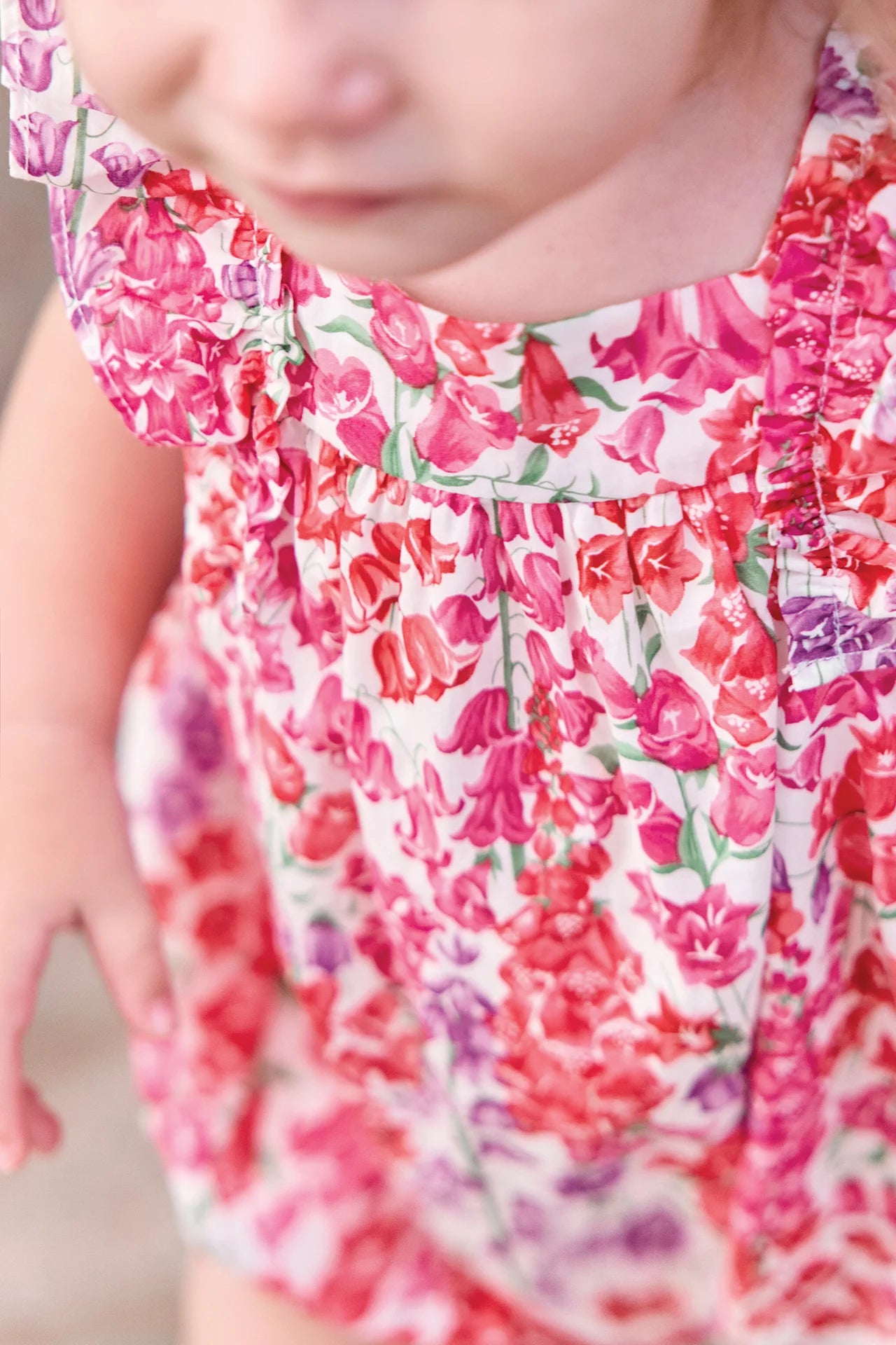 Playsuit Rose imprimé tissu liberty