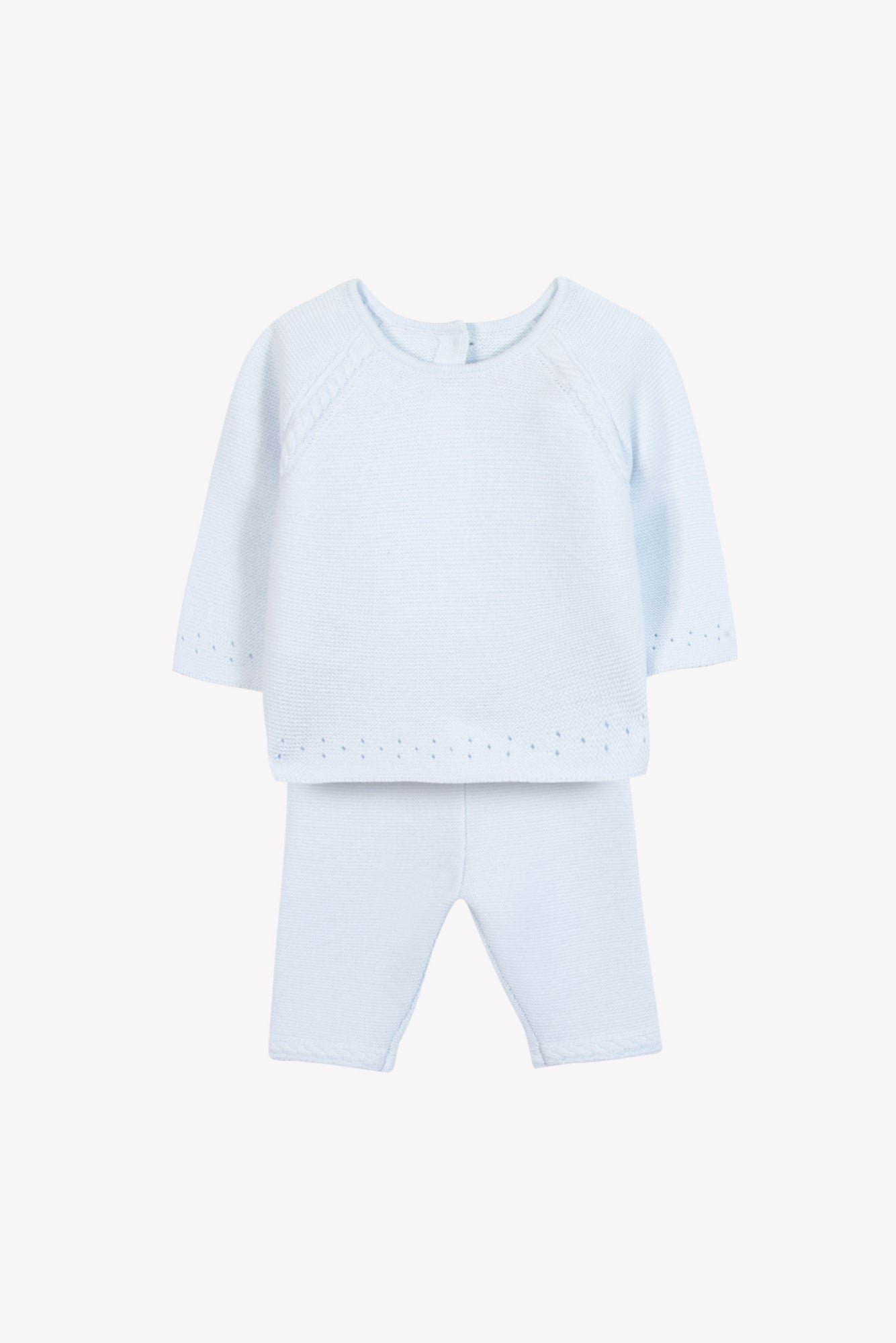 Ensemble Ciel maille torsadée