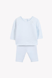 Ensemble Ciel maille torsadée