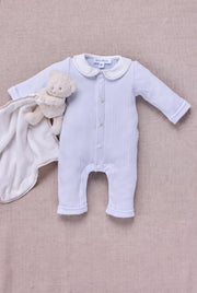 Cotton sky Peter pan collar Jumpsuit