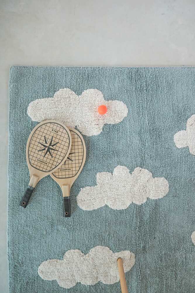 Clouds washable rug