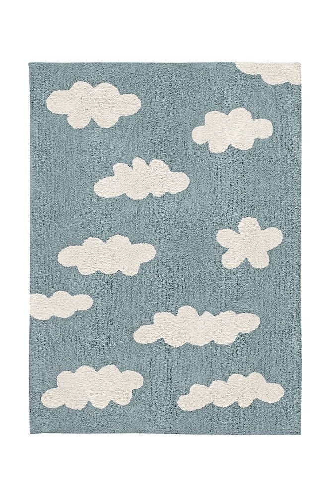 Clouds washable rug