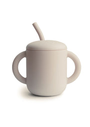 Training cup with Straw Ivory