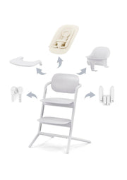 Lemo 4-in-1 kinderstoel All White