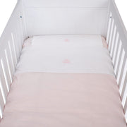 Donsovertrek bed + kussensloop Cotton pink