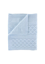 Cashmere Deken Blauw