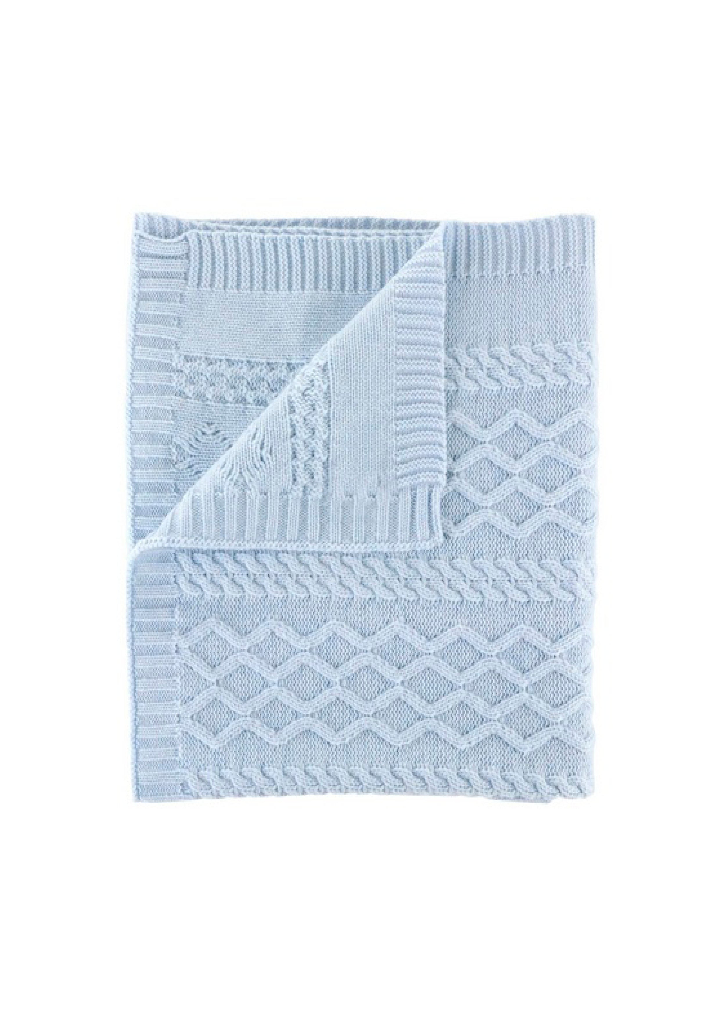 Cashmere Deken Blauw