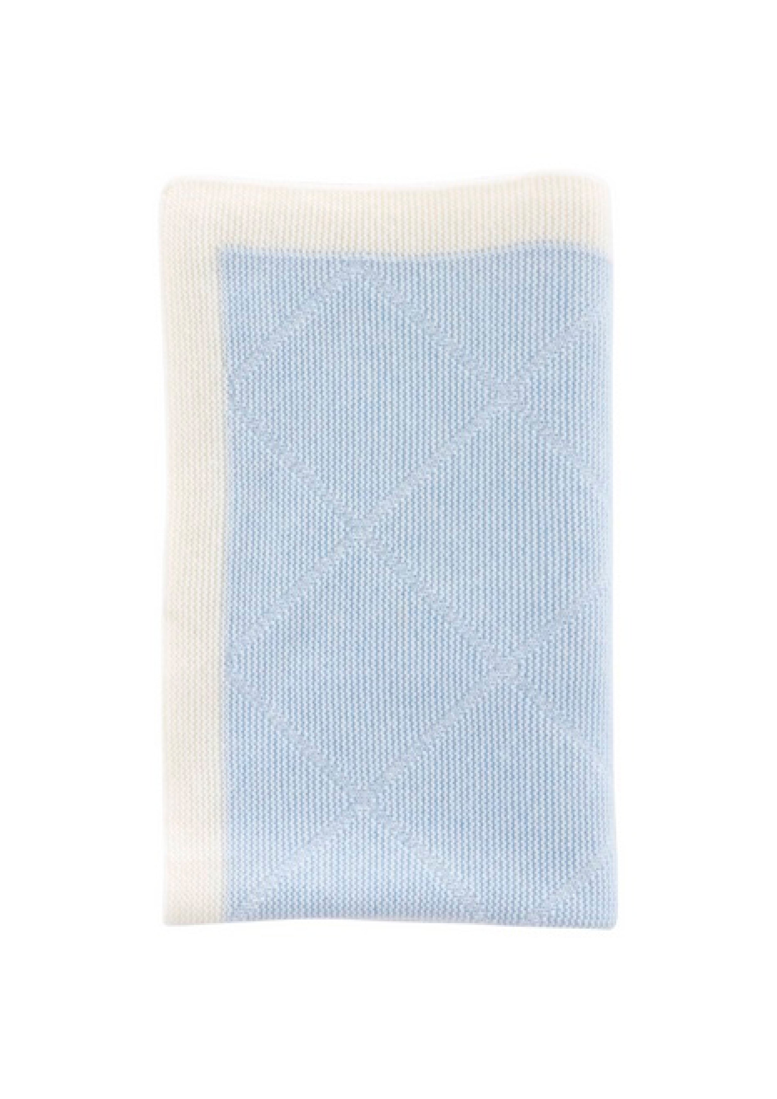Cashmere Deken Blauw