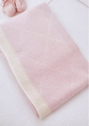 Cashmere Deken Roze