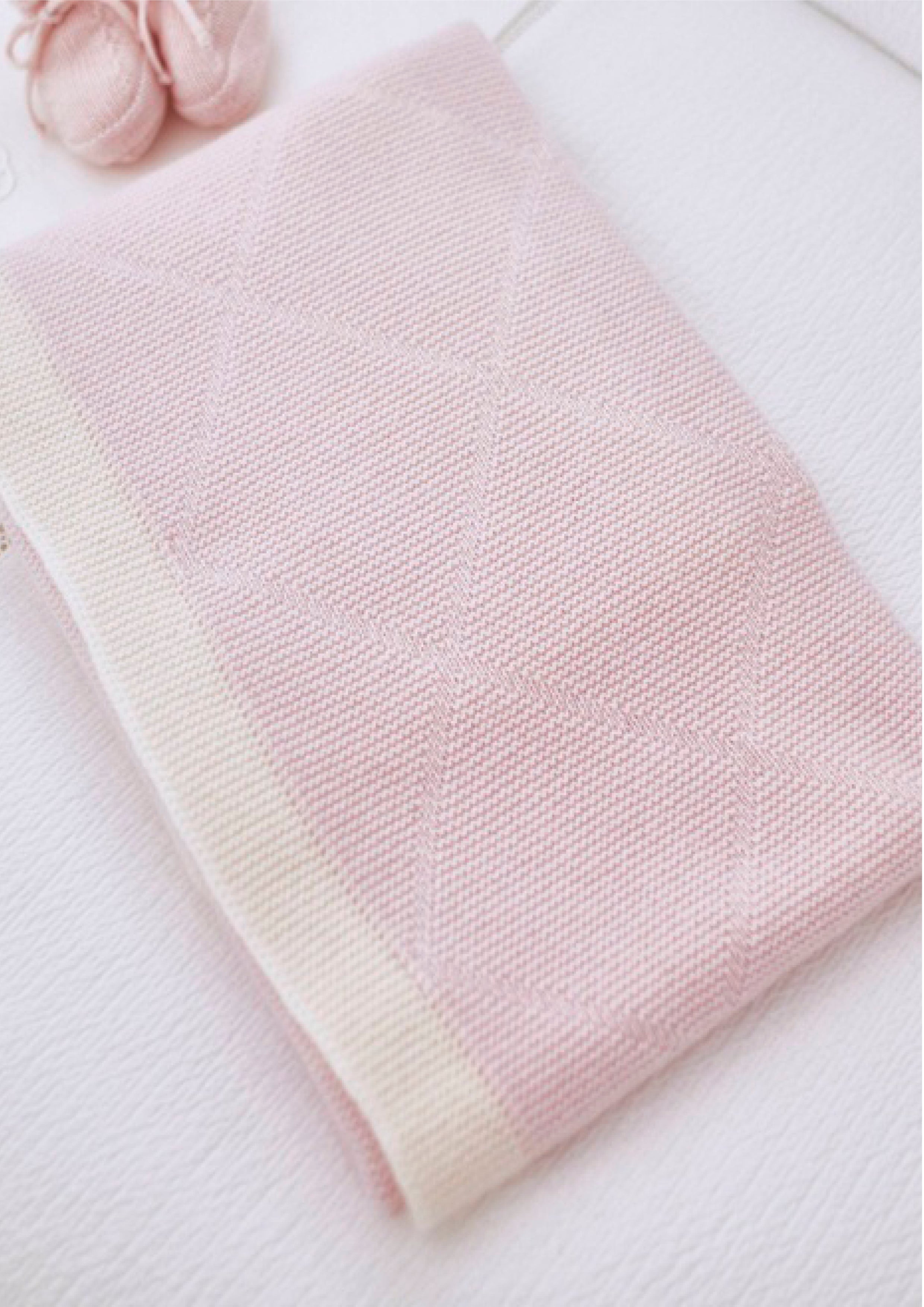 Cashmere Deken Roze