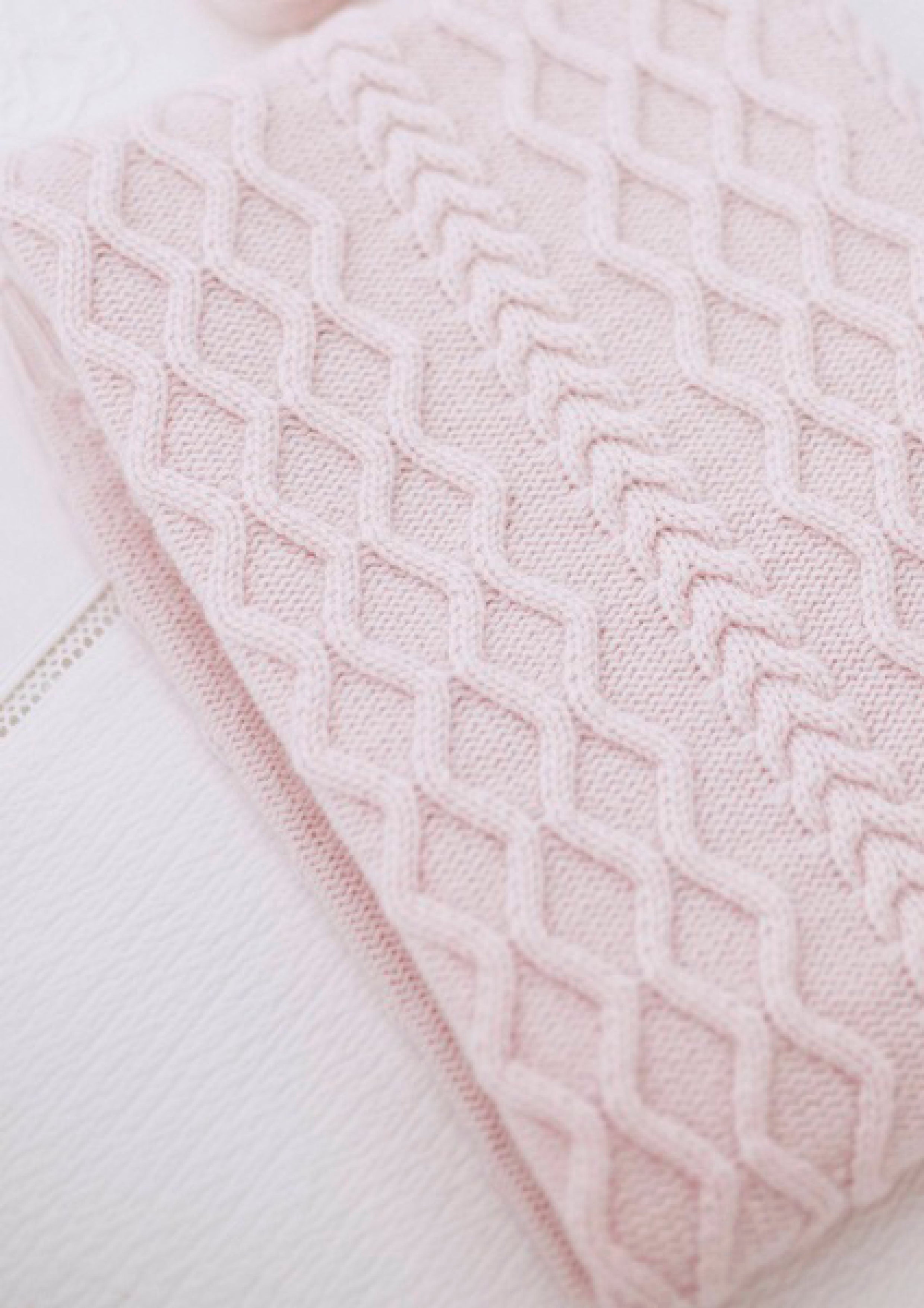 Cashmere Deken Roze