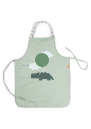 Waterproof kids apron Green