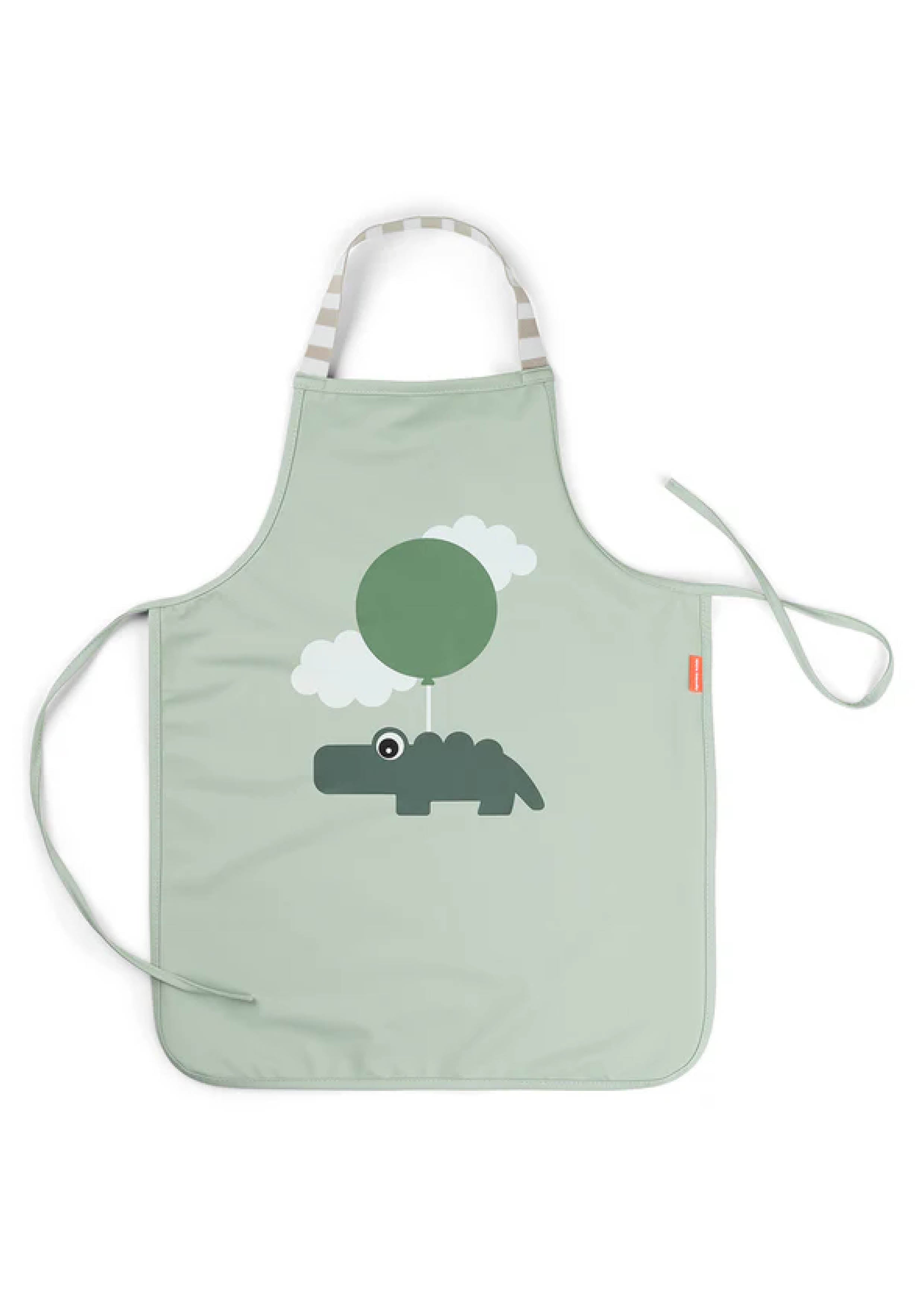 Waterproof kids apron Green