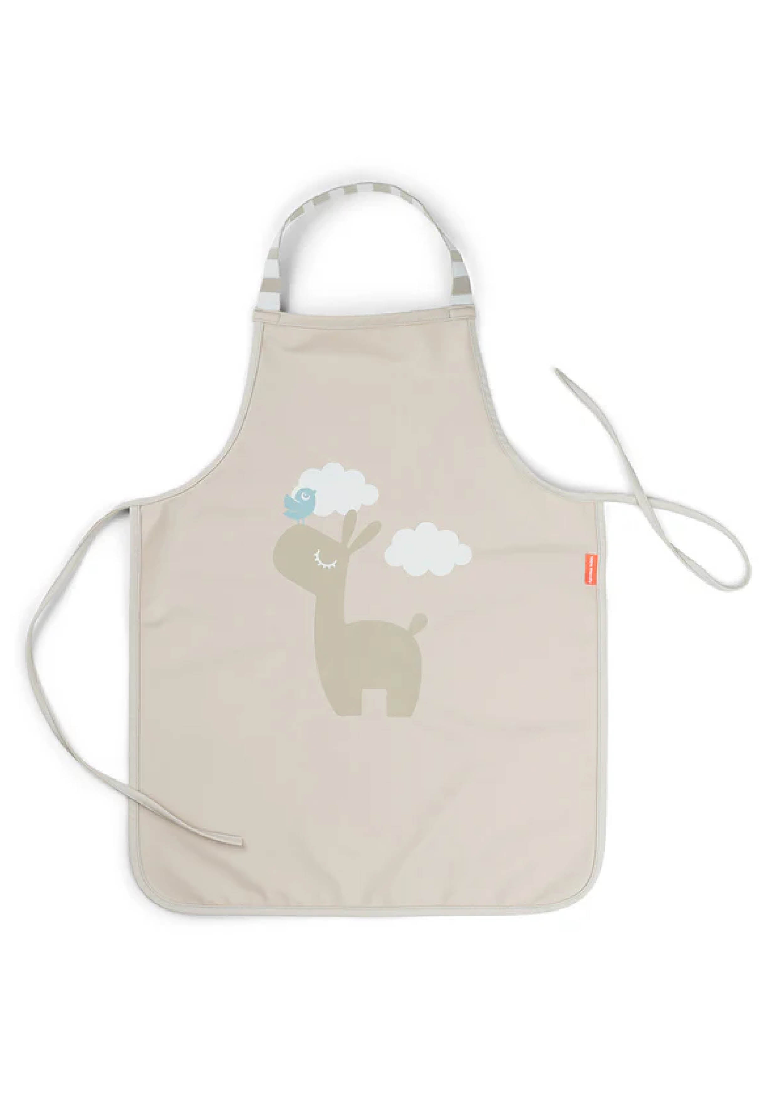 Waterproof kids apron Green
