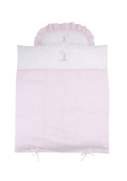 Donsovertrek wieg + kussensloop Pink Garden Party