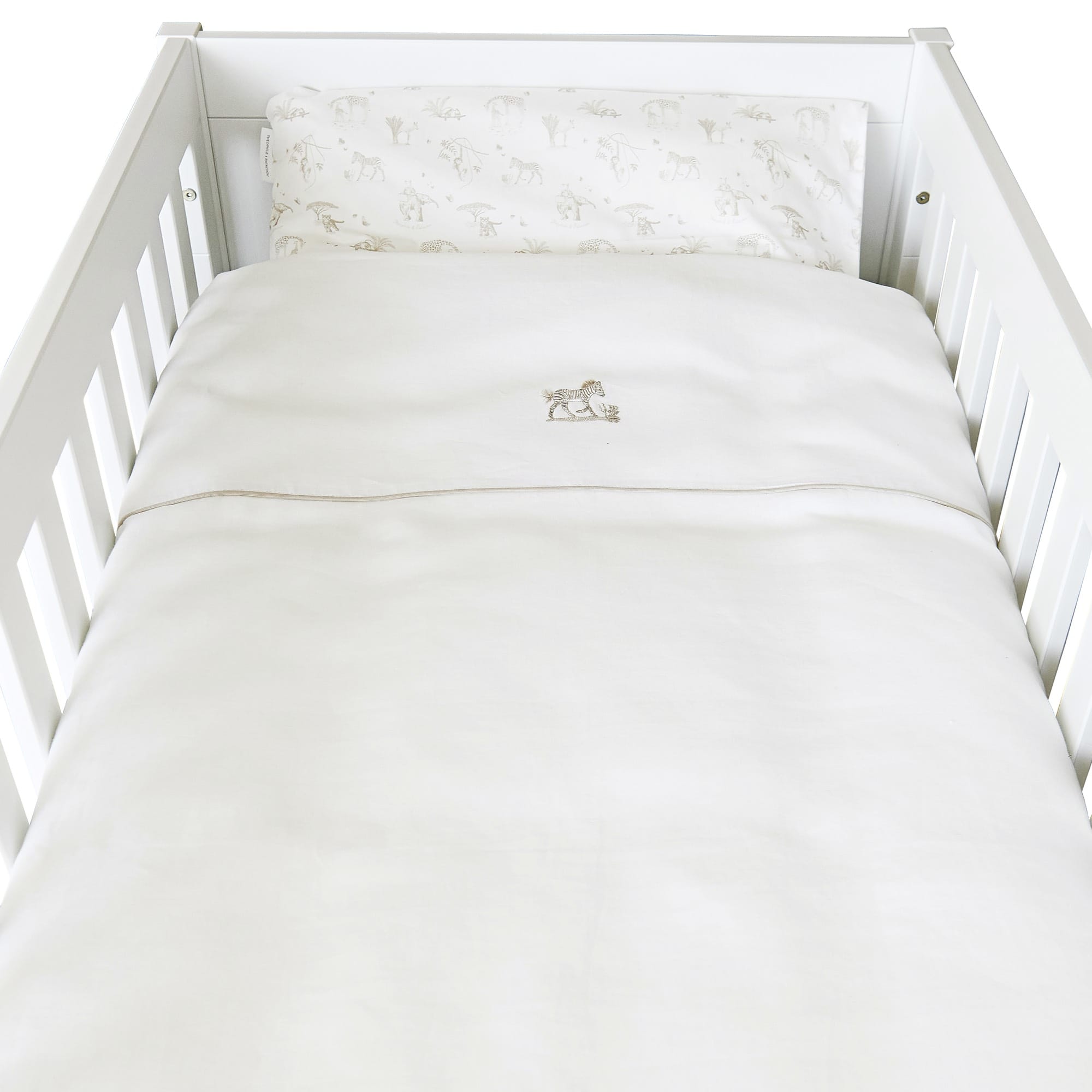 Donsovertrek bed + kussensloop Safari